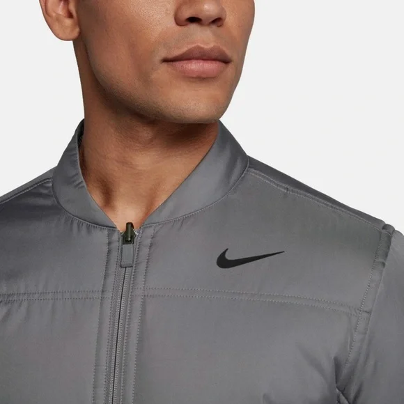 NWOT Nike Reversible Bomber Puff Golf Jacket Mens Medium - Picture 3 of 11